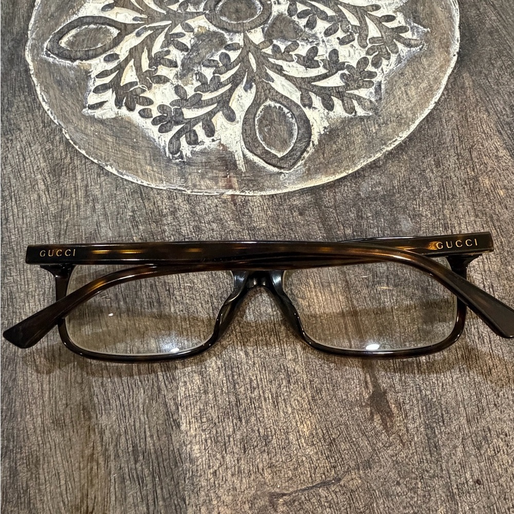 Gucci Tortoise Shell Glasses Frames GG0408OA 56-1… - image 3